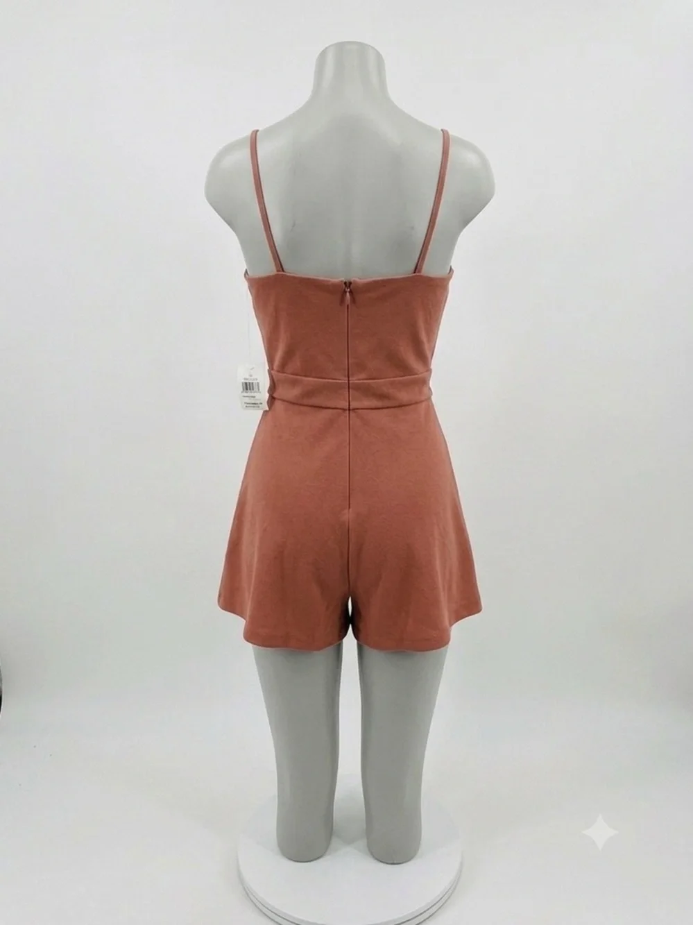 Strappy Rust Romper - Picture 2 of 8